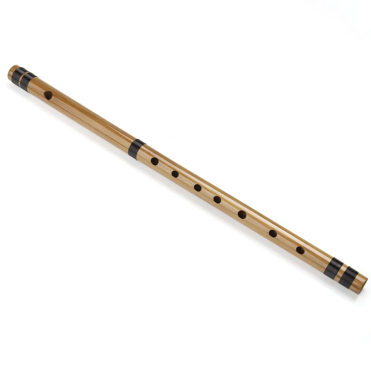 Flauto di bambù giapponese con linee nere 7/8 Hon fatto a mano bambù strumento musicale, 8 Hon