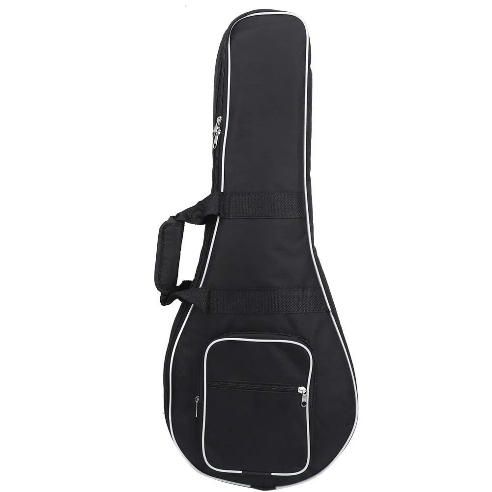 LiebeWH Custodia per Mandolino Borsa da Concerto Borsa per Mandolino in Tessuto Oxford Doppia Cerniera Custodia per Chitarra Addensata con Tasche Laterali